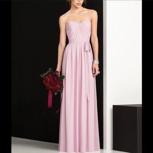 After Six Lux Chiffon Dress in Rose